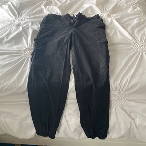 black cargo pants